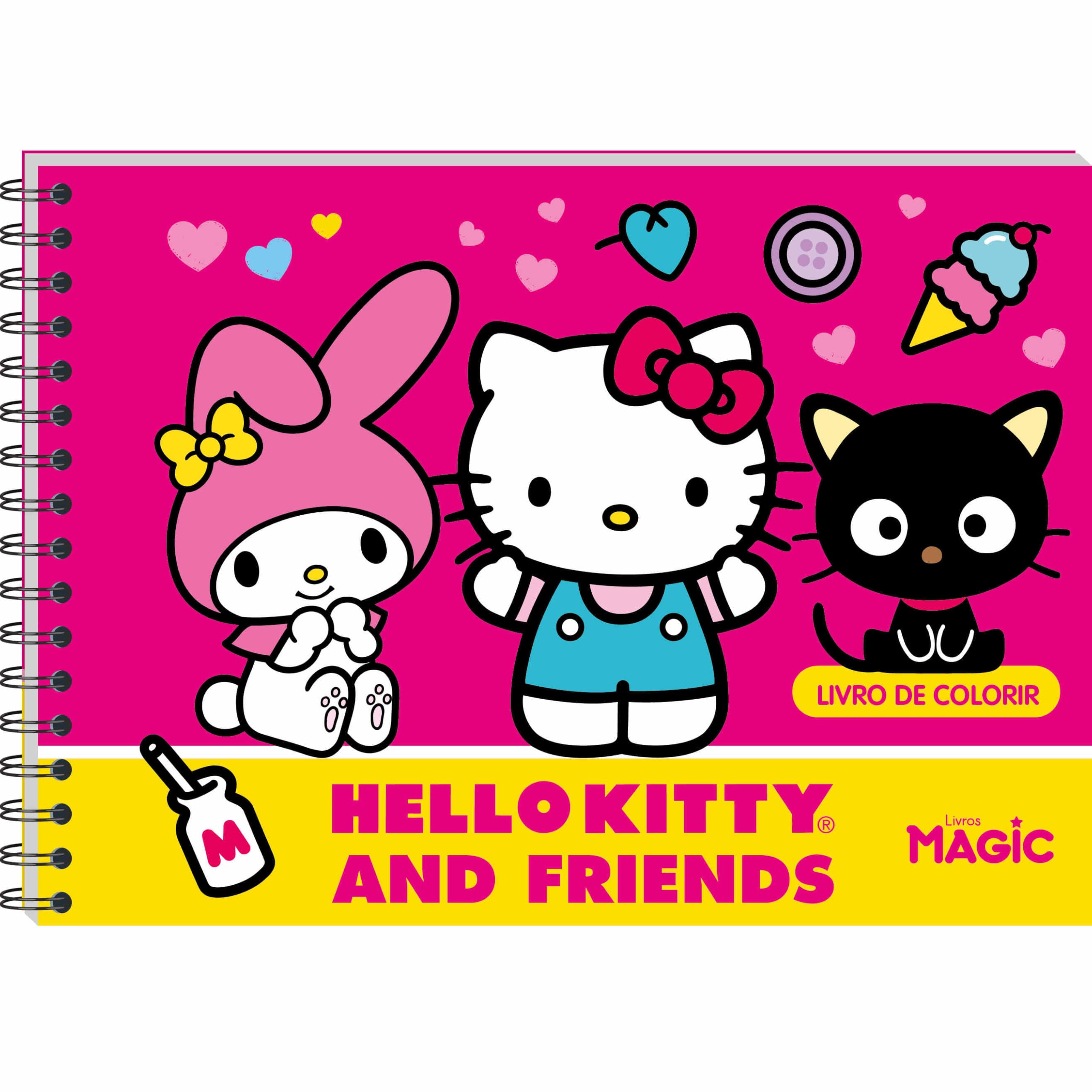 Hello Kitty - Livro de Colorir | Amazon.com.br
